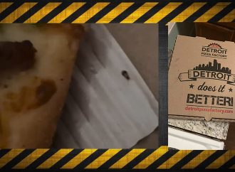 Detroit Man Finds Roaches in Pizza