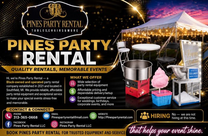 Pines Party Rental — Quality Rentals, Memorable Events
