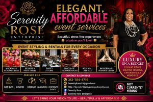 Serenity Rose Enterprise — Elegant, affordable event services