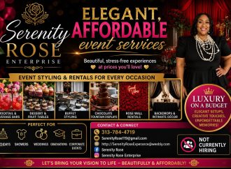 Serenity Rose Enterprise — Elegant, affordable event services