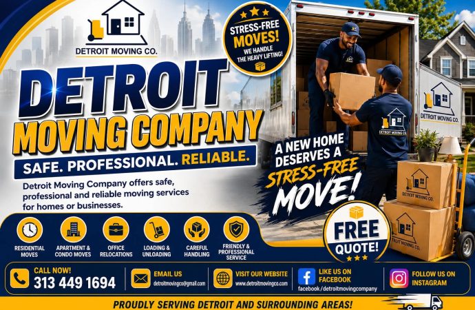 Detroit Moving Company — Safe, Professional, Reliable Moves