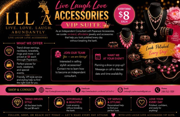 Live Laugh Love Accessories VIP Suite — Stylish Finds, Everyday Prices
