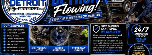 Detroit Sewer Co — Expert Sewer & Storm Line Services