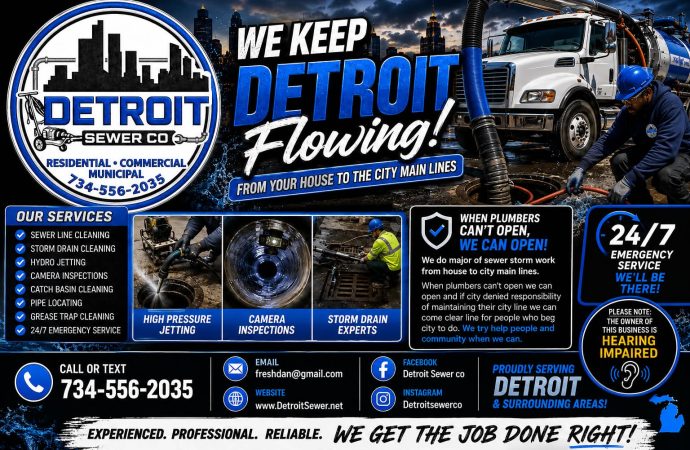 Detroit Sewer Co — Expert Sewer & Storm Line Services