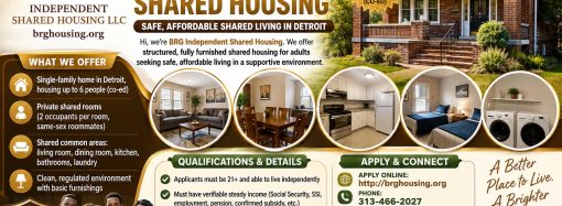 BRG Independent Shared Housing — Safe, Affordable Shared Living in Detroit