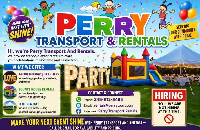 Perry Transport And Rentals — Big Impact for Every Occasion