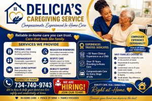 Delicia’s Caregiving Service — Compassionate, experienced in-home care