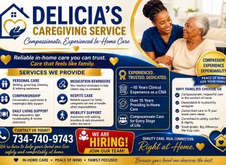 Delicia’s Caregiving Service — Compassionate, experienced in-home care