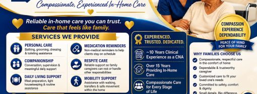 Delicia’s Caregiving Service — Compassionate, experienced in-home care